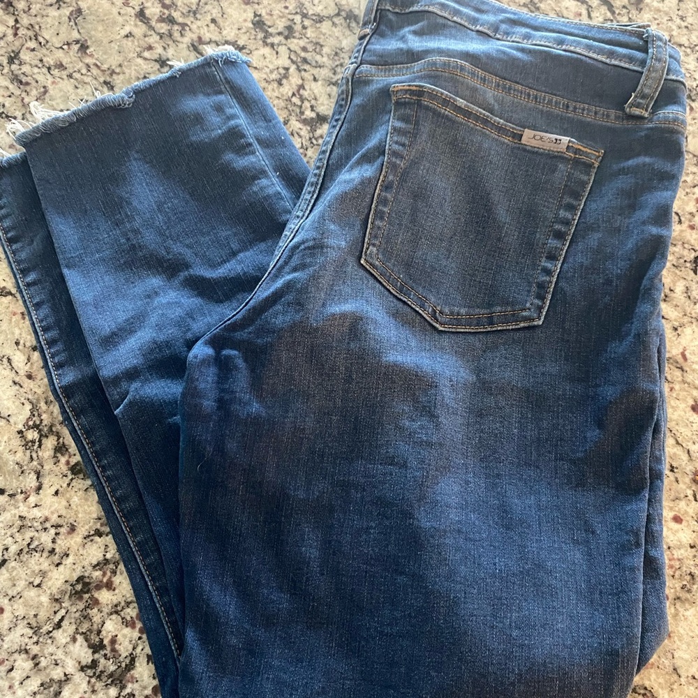 Joe's Jeans Dark Blue Straight Leg Women's Jeans